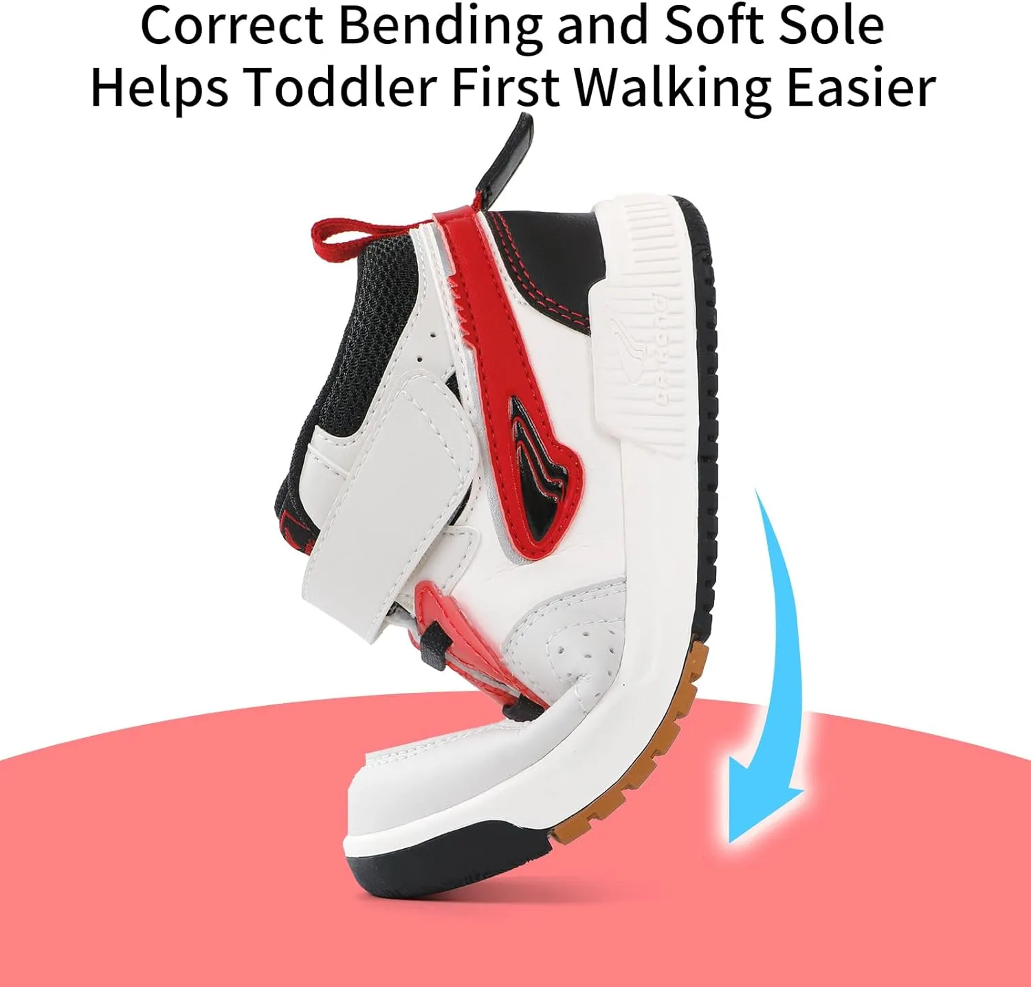 Dr Kong Toddler Shoes for Boys and Girls, Lightweight Kids Shoes with Non-Slip Sole, Kids Skateboard Sneakers for Everyday Use