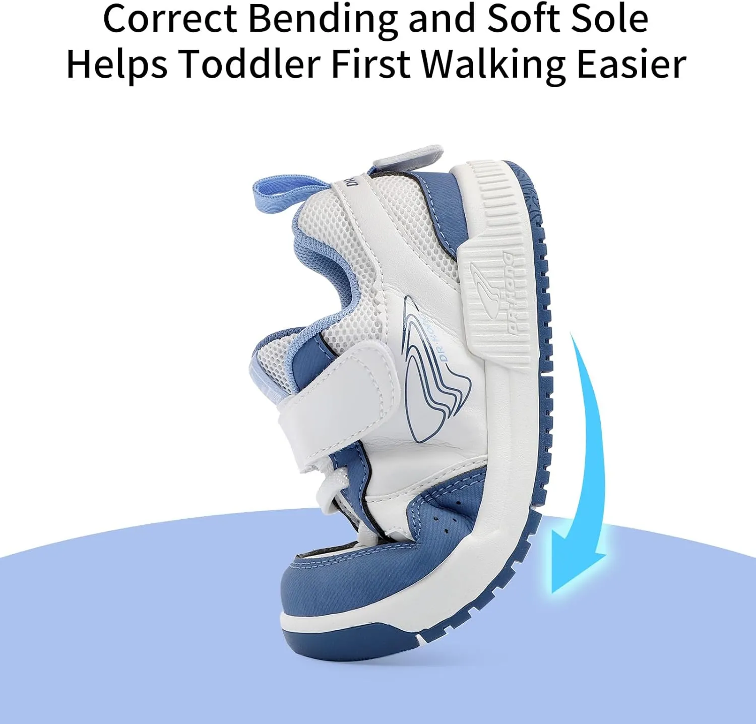Dr Kong Toddler Shoes for Boys and Girls, Lightweight Kids Shoes with Non-Slip Sole, Kids Skateboard Sneakers for Everyday Use