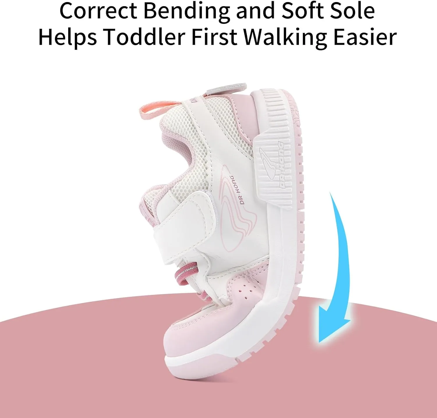 Dr Kong Toddler Shoes for Boys and Girls, Lightweight Kids Shoes with Non-Slip Sole, Kids Skateboard Sneakers for Everyday Use