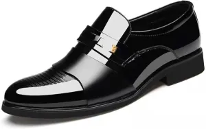 Dress Shoes for Men Stylish Flat Leather Casual Shoes for Everyday Wear