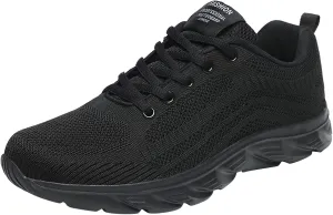 Fashion Men Mesh Mountaineering Casual Sport Shoes Lace Up Solid Color Running Breathable Soft Bottom Mens Sneaker