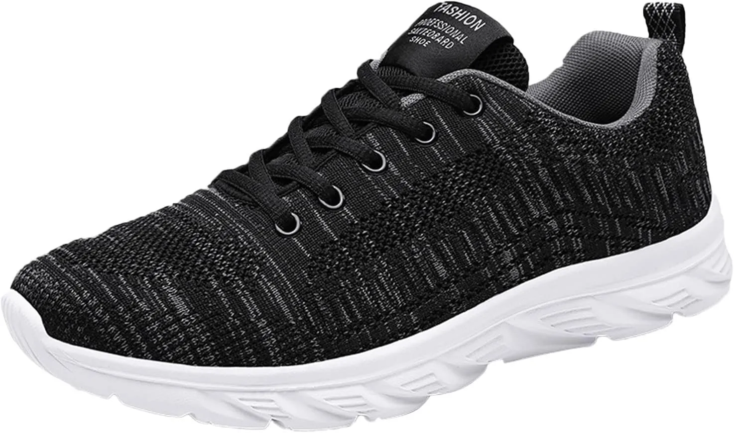 Fashion Men Mesh Mountaineering Casual Sport Shoes Lace Up Solid Color Running Breathable Soft Men's Sneaker