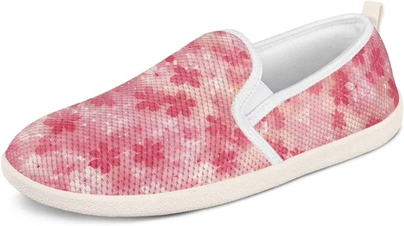Fashion Sneakers for Women Shoes Lightweight Walking Casual Slip Ons Comfortable Art Painted Soft Athletic Travel Shoes for Ladies Sea Serise US Size 6-11