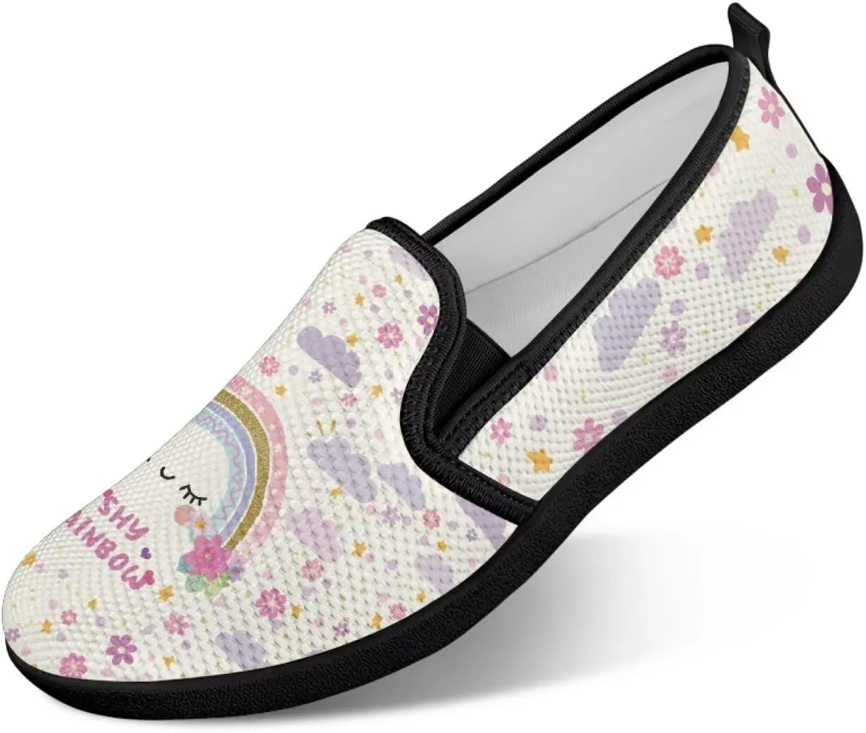 Fashion Sneakers for Women Shoes Lightweight Walking Casual Slip Ons Comfortable Art Painted Soft Athletic Travel Shoes for Ladies Sea Serise US Size 6-11
