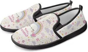 Fashion Sneakers for Women Shoes Lightweight Walking Casual Slip Ons Comfortable Art Painted Soft Athletic Travel Shoes for Ladies Sea Serise US Size 6-11
