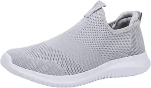 Fashion Spring and Summer Men Sports Shoes Flat Bottom Lightweight Fly Woven Mesh Breathable Slip Men's Sneaker