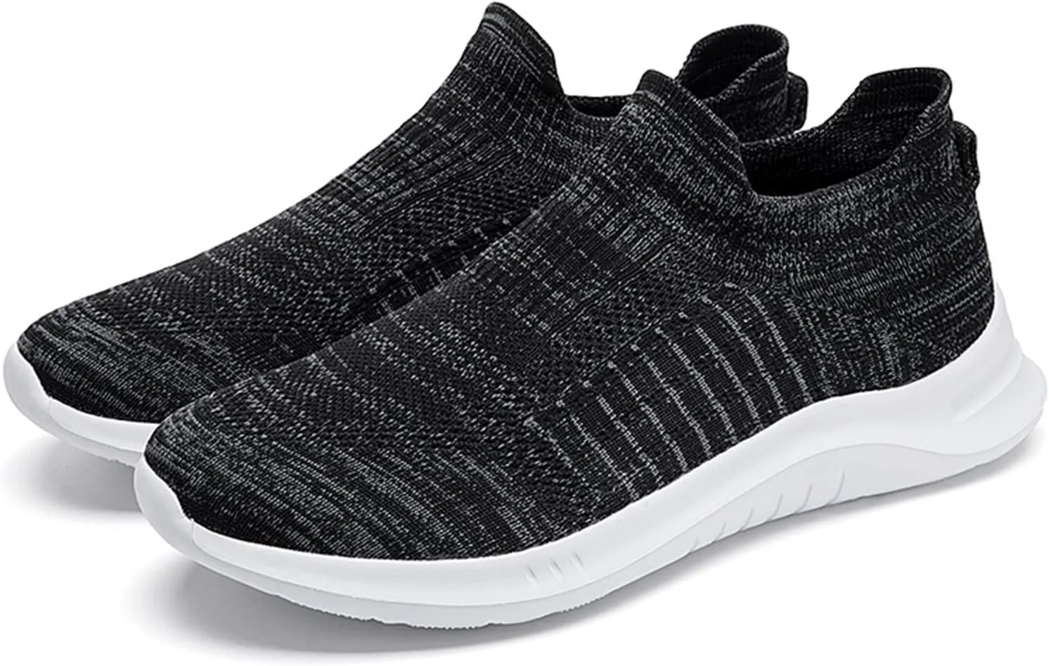 Fashion Spring and Summer Men Sports Shoes Flat Bottom Lightweight Mesh Breathable Slip On Sneaker Ornament for Men