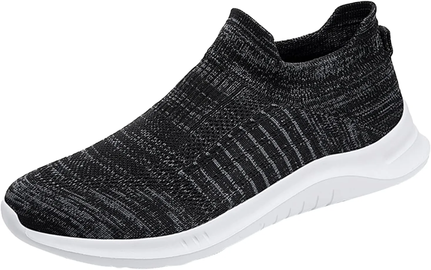 Fashion Spring and Summer Men Sports Shoes Flat Bottom Lightweight Mesh Breathable Slip On Sneaker Ornament for Men
