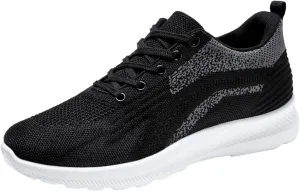 Fashion Spring and Summer Men Sports Shoes Flat Soft Bottom Mesh Breathable Comfortable Lace Up Sneaker Shelves for Men