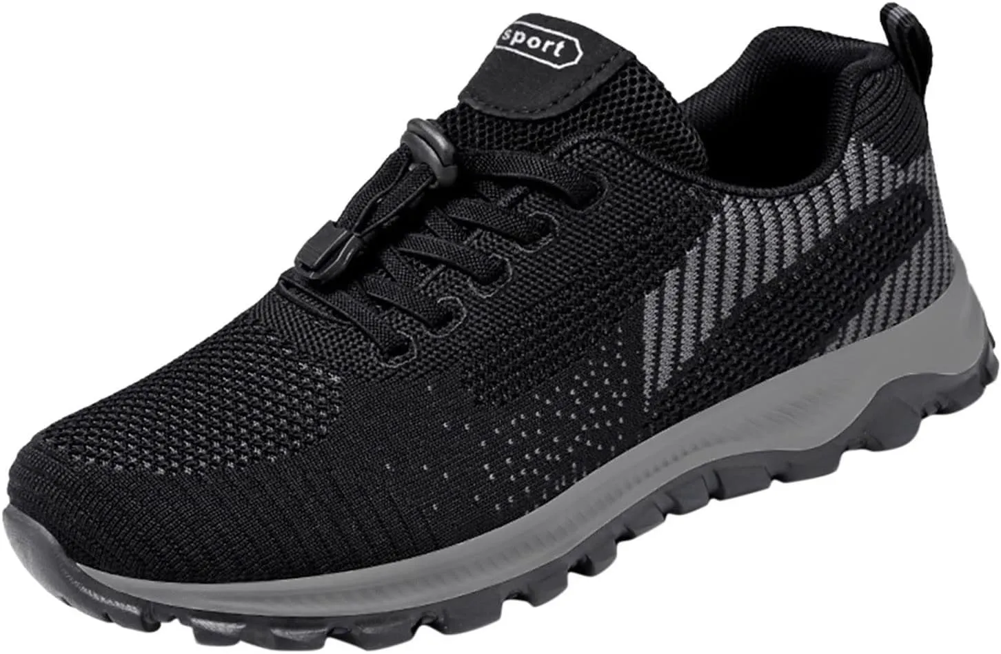 Fashion Summer and Casual Men Sports Shoes Non Slip Mesh Breathable Solid Color Mens Sneaker Socks
