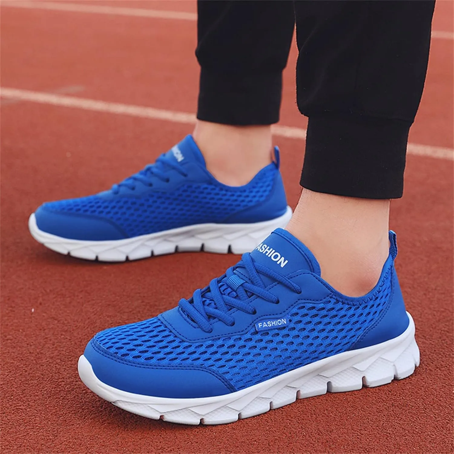Fashion Summer Men Mesh Breathable Comfortable Lightweight Flat Soft Lace Up Casual Sneaker Boots for Men Winter