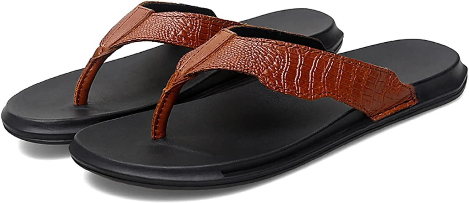Flip Flops for Men Mens Thong Sandals Indoor and Outdoor Beach Flip Flop Water Sandals Mens Flip Flops