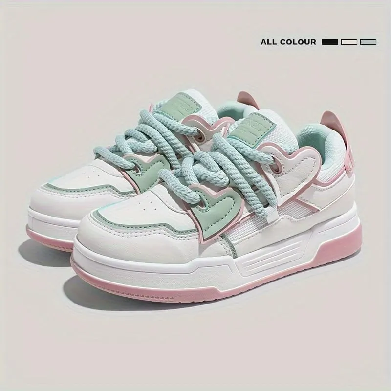 Girls' Dopamine Niche Design Spring and Autumn Women's Casual All-Match Sneakers