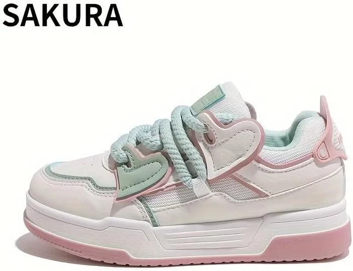 Girls' Dopamine Niche Design Spring and Autumn Women's Casual All-Match Sneakers