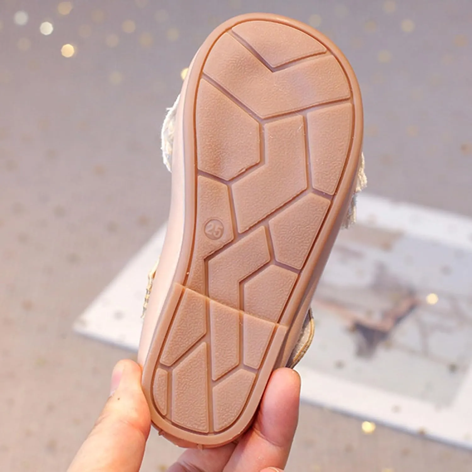 Girls Kids Rubber Sole Open Toe Sandals Summer 𝗟ow Heel Dress Shoes Toddler 𝗣ink Cute Outdoor Dance Loafers Shoes