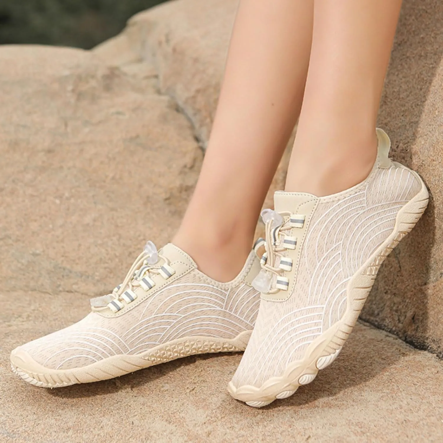Grounded Footwear for Women Men Hike Barefoot Comfortable Shoes Breathable Non Slip Athletic Shoes Quick-Dry Water Vitality Shoe for Swim Surf Outdoor Sports