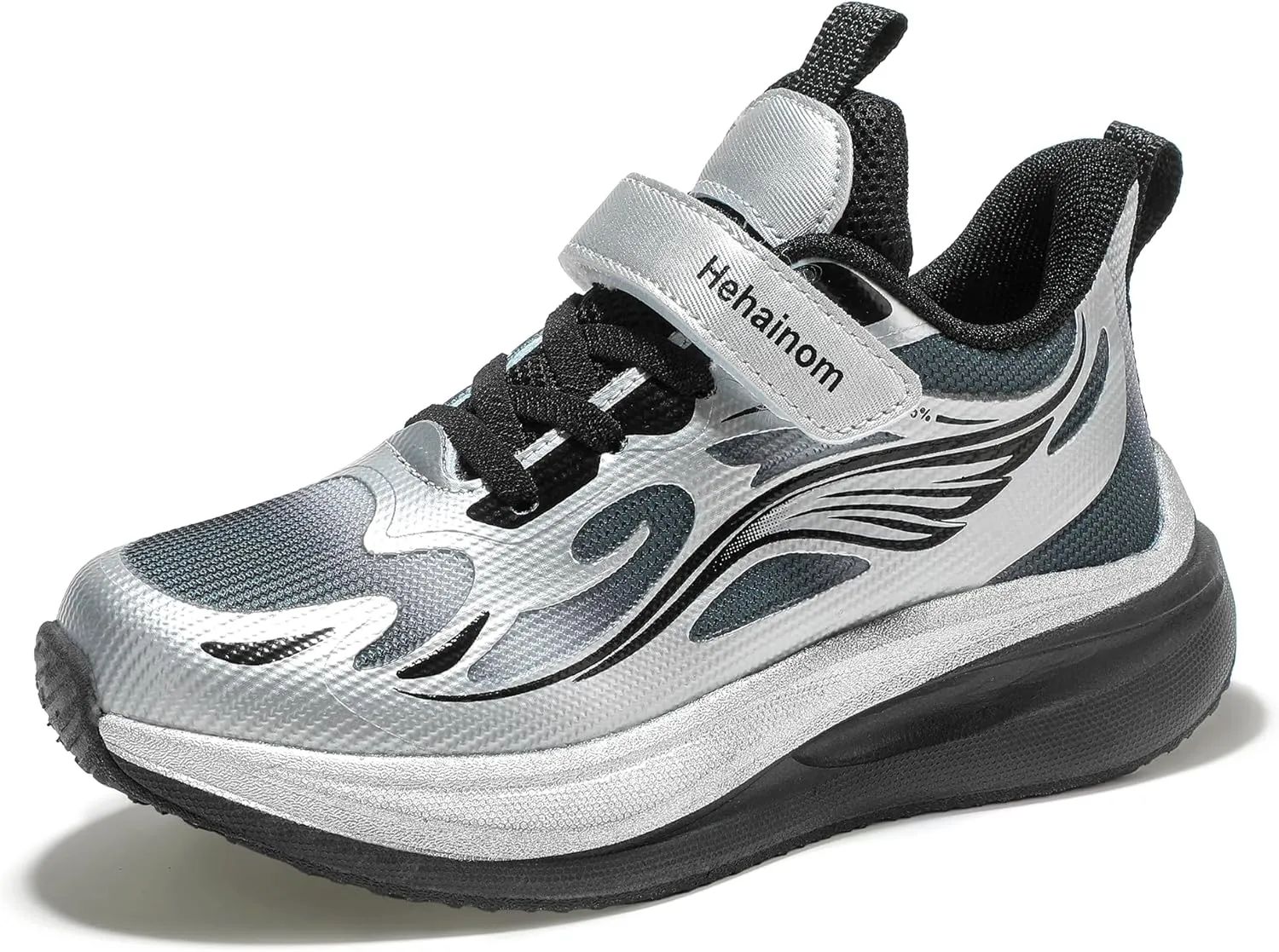 Hehainom Girls Kids Sneaker Boys Girls Running Tennis Shoes Sparkle Lightweight Breathable Sport Athletic Girls Shoes