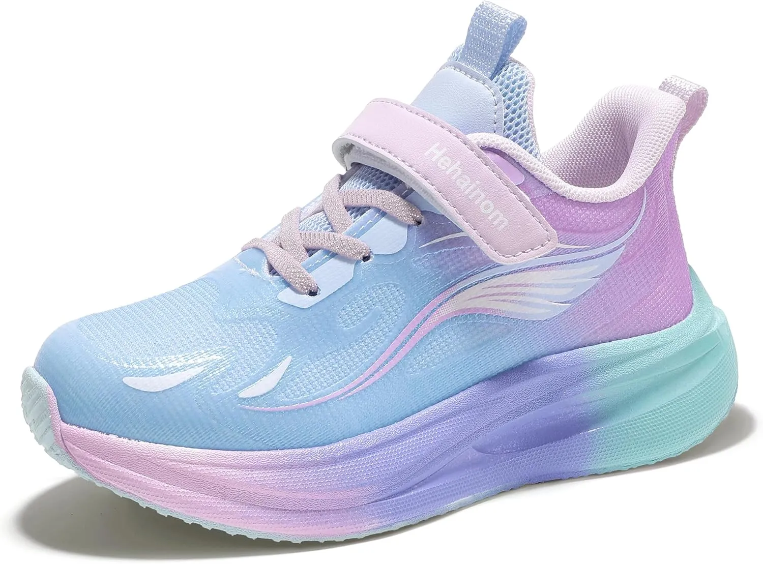 Hehainom Girls Kids Sneaker Boys Girls Running Tennis Shoes Sparkle Lightweight Breathable Sport Athletic Girls Shoes
