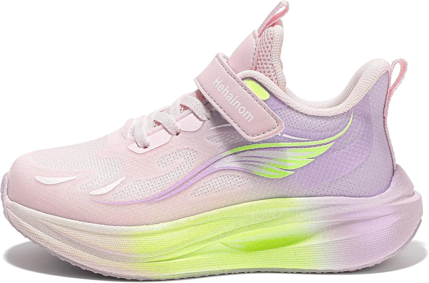 Hehainom Girls Kids Sneaker Boys Girls Running Tennis Shoes Sparkle Lightweight Breathable Sport Athletic Girls Shoes