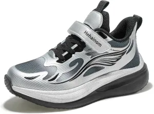 Hehainom Girls Kids Sneaker Boys Girls Running Tennis Shoes Sparkle Lightweight Breathable Sport Athletic Girls Shoes