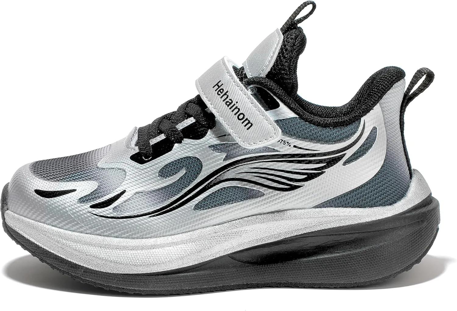 Hehainom Girls Kids Sneaker Boys Girls Running Tennis Shoes Sparkle Lightweight Breathable Sport Athletic Girls Shoes