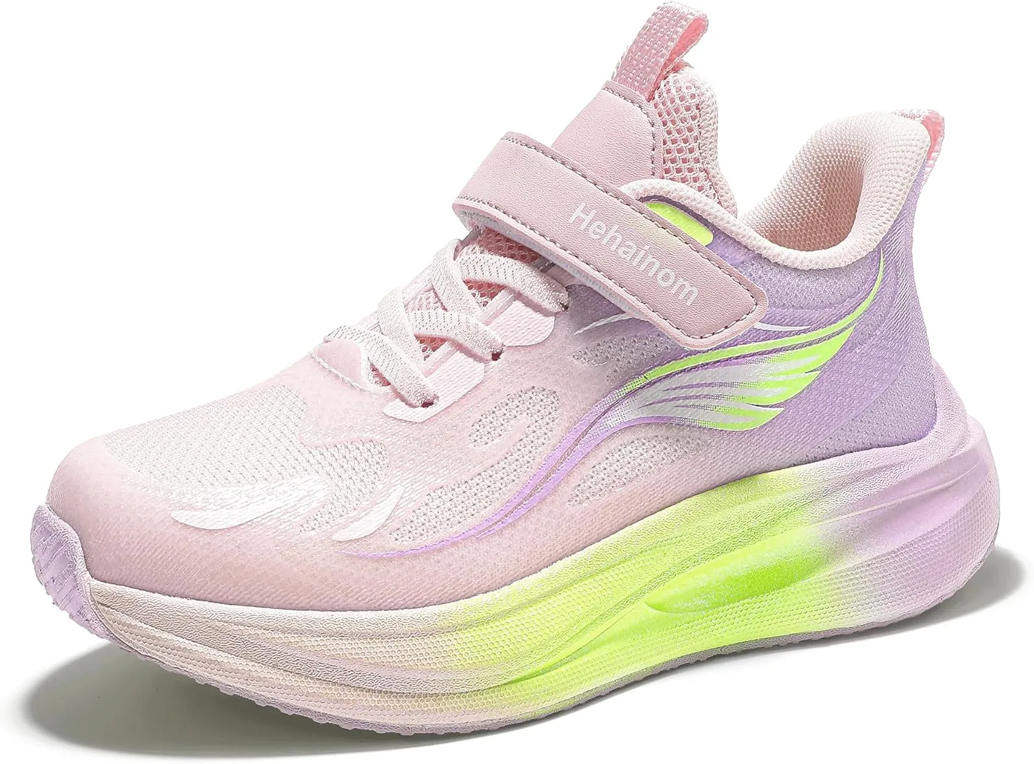 Hehainom Girls Kids Sneaker Boys Girls Running Tennis Shoes Sparkle Lightweight Breathable Sport Athletic Girls Shoes