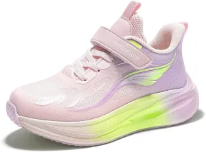 Hehainom Girls Kids Sneaker Boys Girls Running Tennis Shoes Sparkle Lightweight Breathable Sport Athletic Girls Shoes