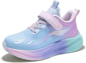 Hehainom Girls Kids Sneaker Boys Girls Running Tennis Shoes Sparkle Lightweight Breathable Sport Athletic Girls Shoes