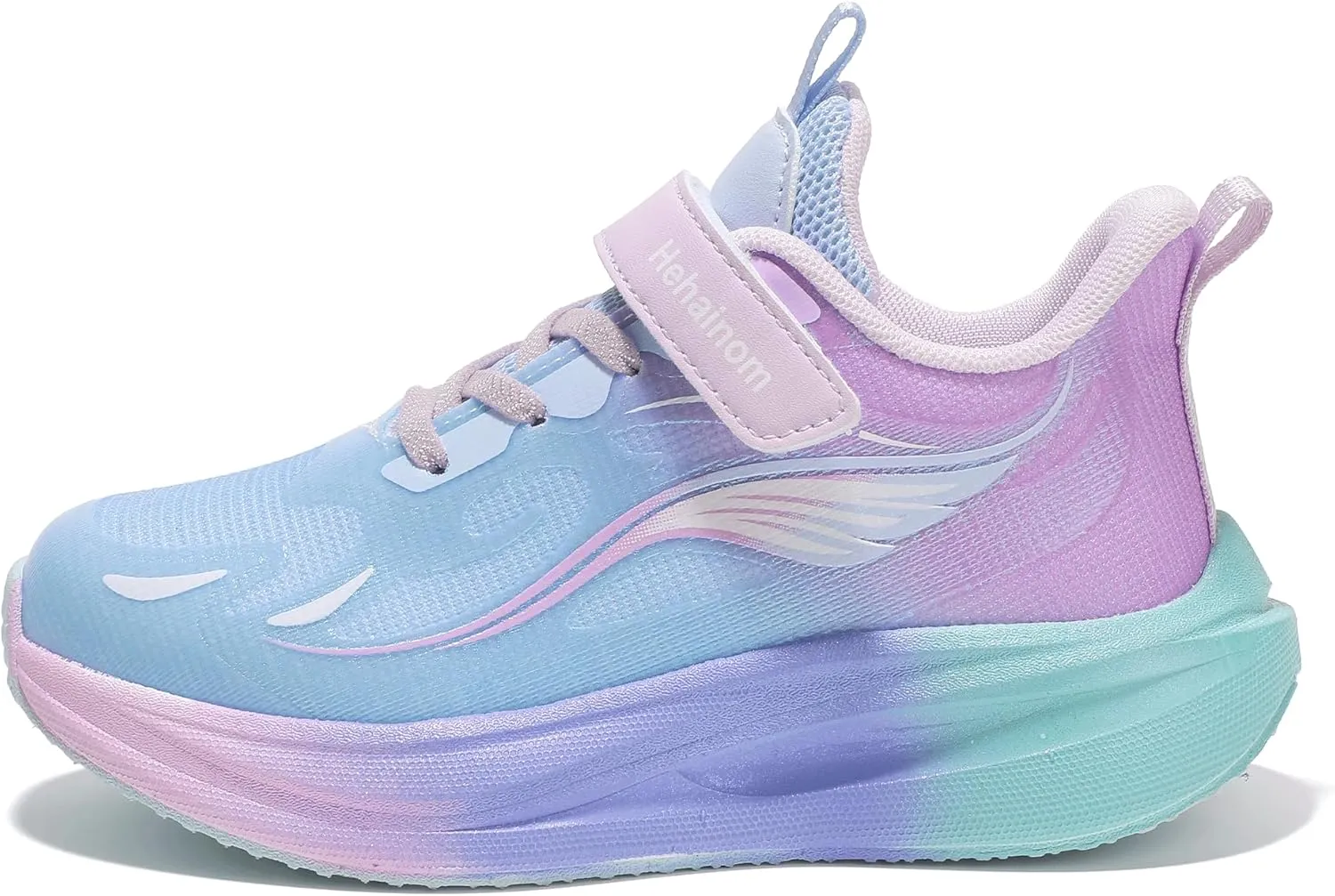 Hehainom Girls Kids Sneaker Boys Girls Running Tennis Shoes Sparkle Lightweight Breathable Sport Athletic Girls Shoes