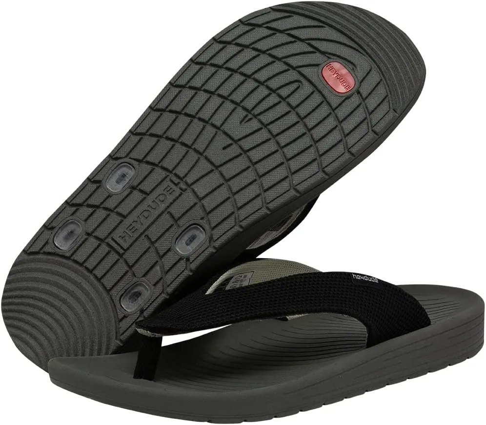 Hey Dude Men's Milo Multi Colors | Men’s Footwear | Men’s Slip On Sandals | Comfortable & Light-Weight