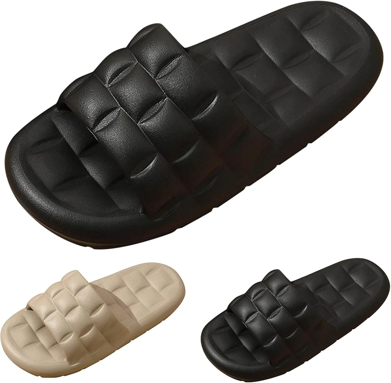 Indoor Slippers Shower Shoes for Living Room Pool Beach Spa Public Showers Non Slip Summer Bathroom Indoor House Slippers with Drain Holes