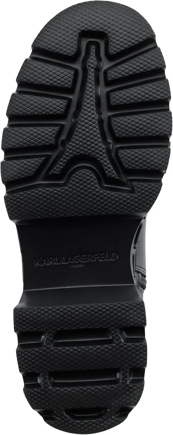 Karl Lagerfeld Paris Women's Latisha Everyday Lug Boot Combat