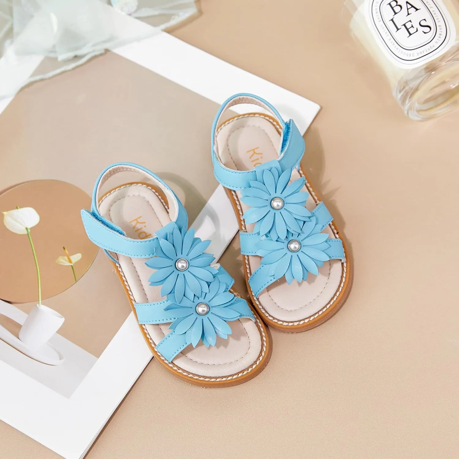 Kiderence Toddler Girls Sandals Little Girls Kids Shoes Girls Sandals Toddler