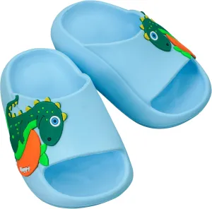 Kids Cloud Slide Boys Girls Bathroom Shower Sandals Dinosaur Beach/Pool/Shower Slides Summer Non Slip Bath Slippers