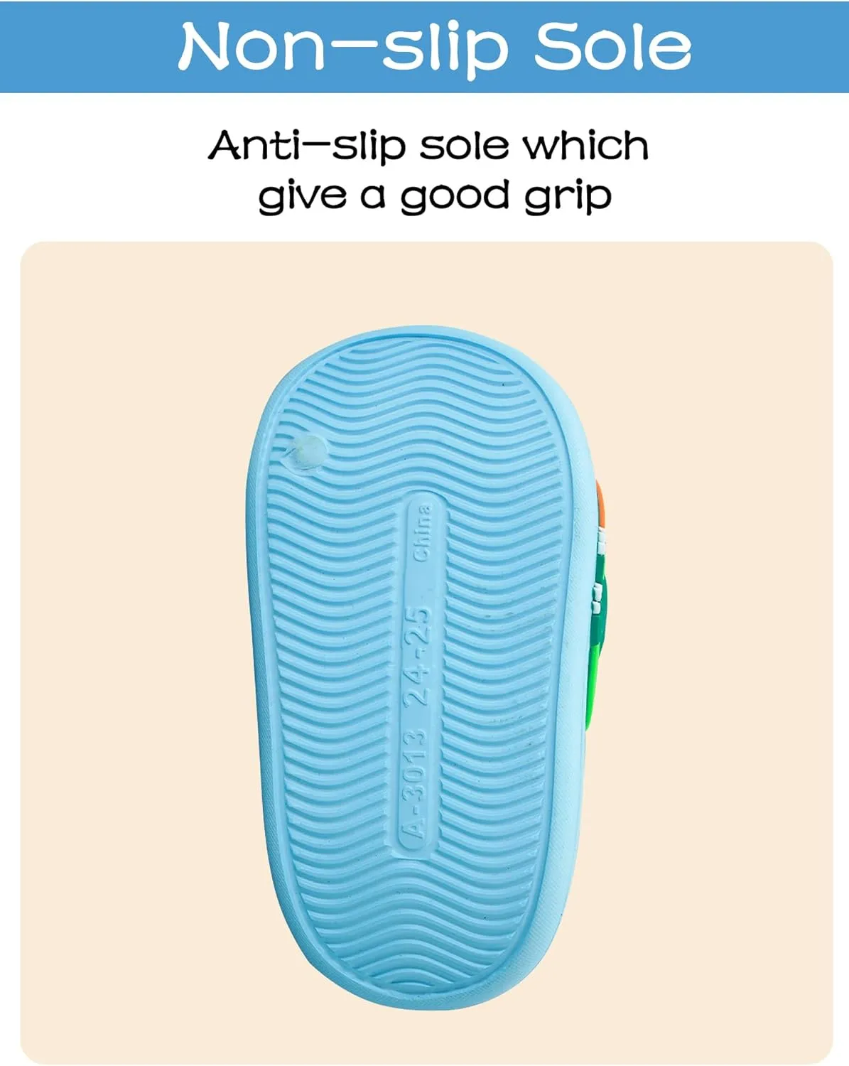 Kids Cloud Slide Boys Girls Bathroom Shower Sandals Dinosaur Beach/Pool/Shower Slides Summer Non Slip Bath Slippers