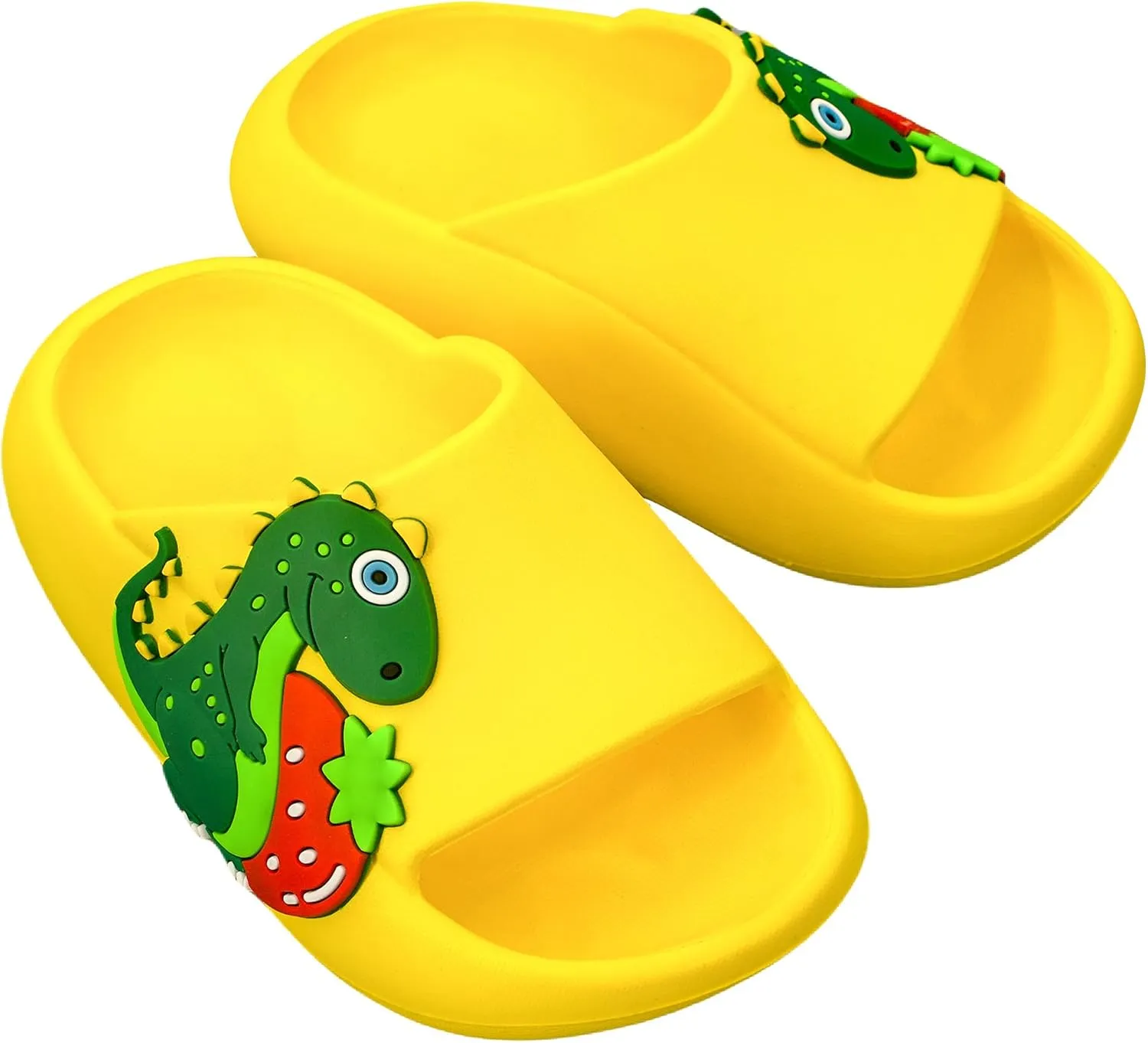 Kids Cloud Slide Boys Girls Bathroom Shower Sandals Dinosaur Beach/Pool/Shower Slides Summer Non Slip Bath Slippers
