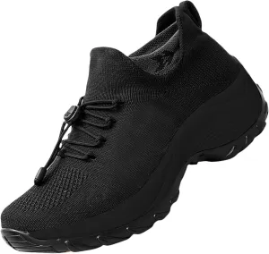 Ladies Mesh Orthopedic Sneakers Breathable Walking Running Shoes with Arch Support Comfortable Tennis Shoes Non Slip Lightweight Casual Womens Thick Sole Sneaker
