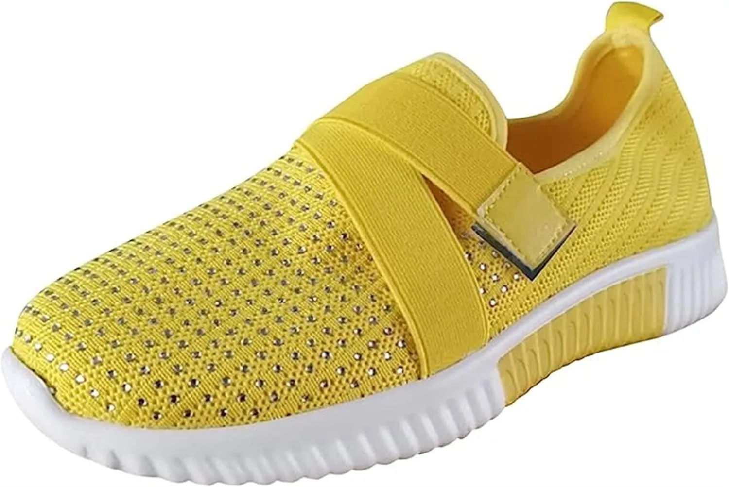 Ladmiple Running Shoes Womens Slip On Fashion Tennis Sport Gym Jogging Walking Comfortable Athletic Fitness Sneakers