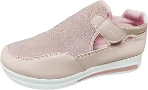 Ladmiple Shoes For Women Dressy Casual Flats Leather Sneakers Low Top Lace Up Fashion Comfortable Summer Slip On Loafers