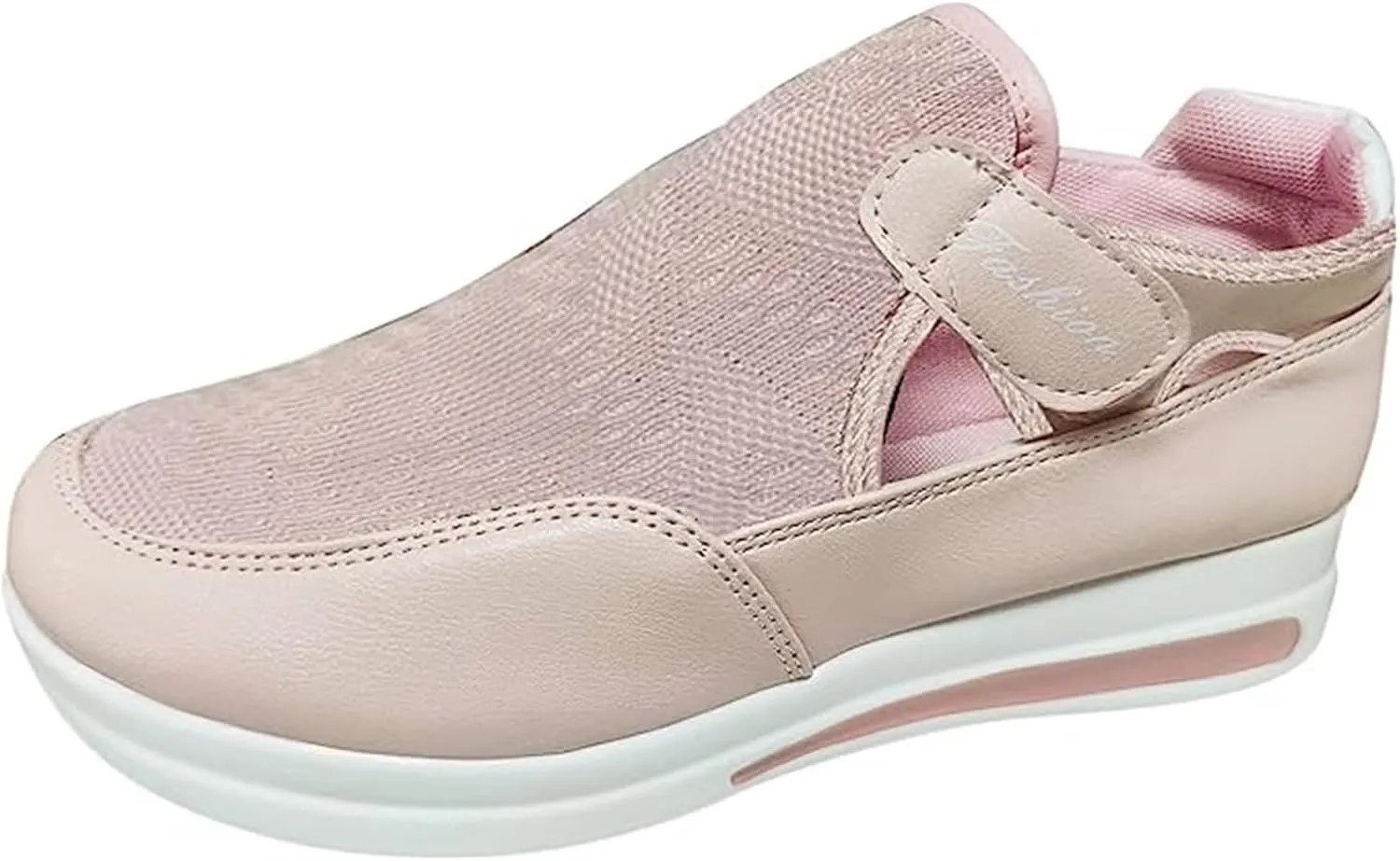 Ladmiple Shoes For Women Dressy Casual Flats Leather Sneakers Low Top Lace Up Fashion Comfortable Summer Slip On Loafers