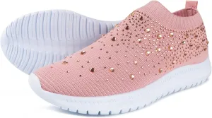 Ladmiple Shoes For Women Sneakers Slip On Walking Shoes Comfort Light Weight Mesh Gym Tennis Running Fashion Sneakers