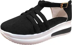 Ladmiple Shoes For Women Sneakers Slip Ons Lace ups Casual Leather Walking Shoes Summer Fashion Platform Flats Loafers
