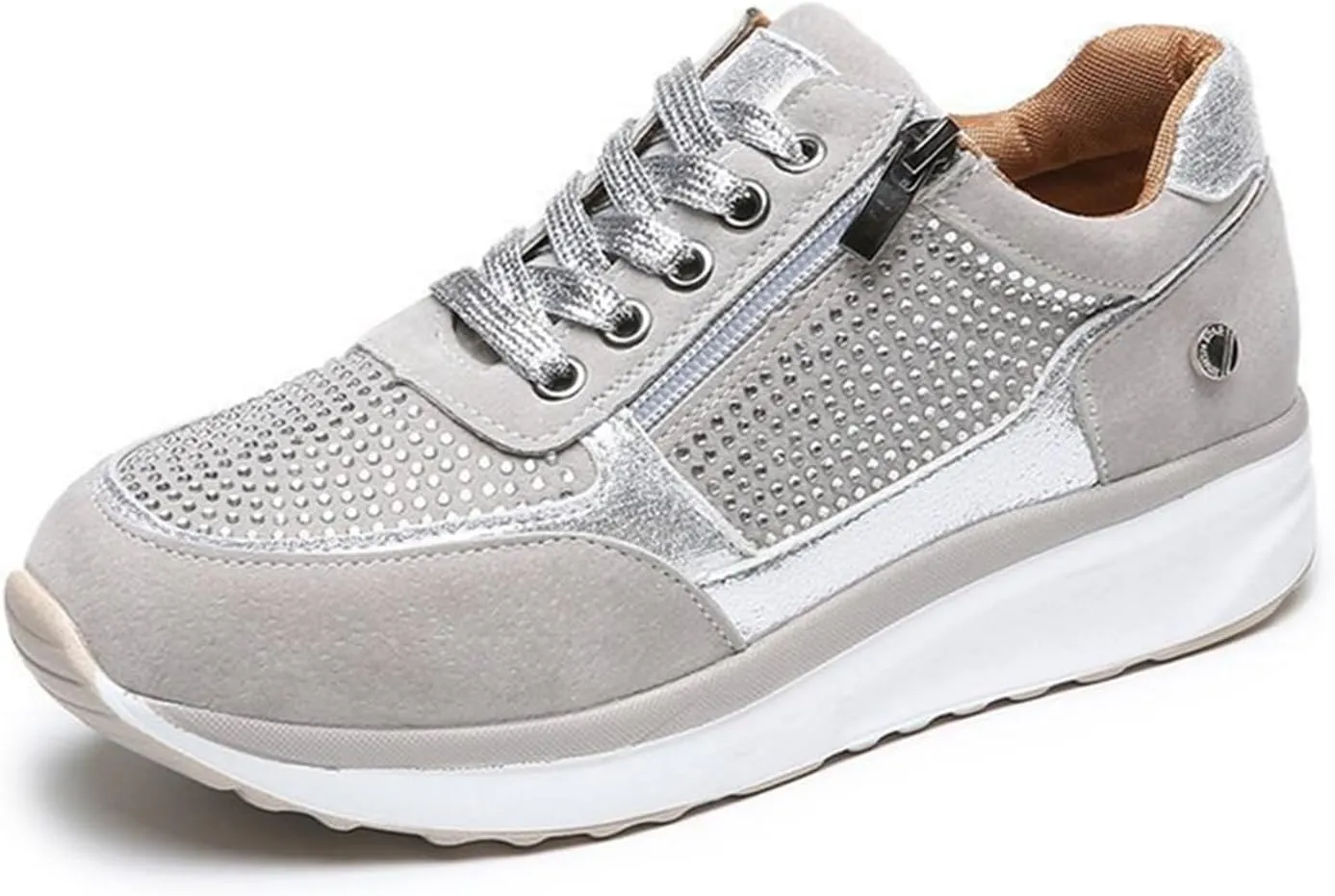 Ladmiple Sneakers For Women Comfortable Shoes Slip On Platform Shoes Fashion Dressy Casual Summer Walking Flats Loafers
