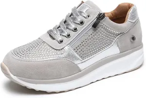 Ladmiple Sneakers For Women Comfortable Shoes Slip On Platform Shoes Fashion Dressy Casual Summer Walking Flats Loafers