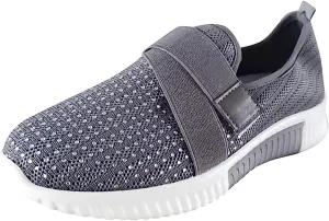 Ladmiple Tennis Shoes Womens Slip Ons Walking Shoes Casual Sneakers Mesh Lightweight Slip Resistant Comfortable Loafers