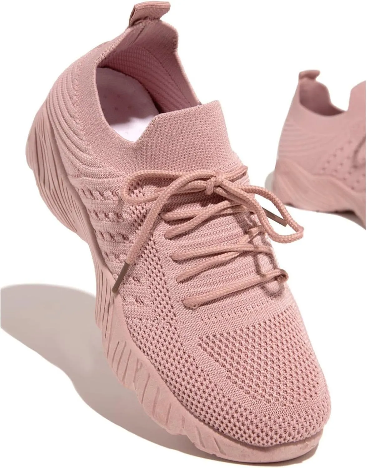 Ladmiple Tennis Shoes Womens Walking Running Comfort Light Weight Mesh Non Slip Fashion Casual Athletic Gym Slip On Sneakers