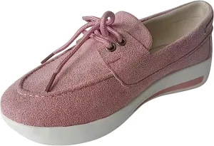 Lausiuoe Flats Shoes Women Comfortable Travel Women's Canvas Shoes Low Cut Sneaker Casual Walking Shoes Classic Fall Fashion Lightweight Soft Comfort Breathable Slip On Flat Loafers