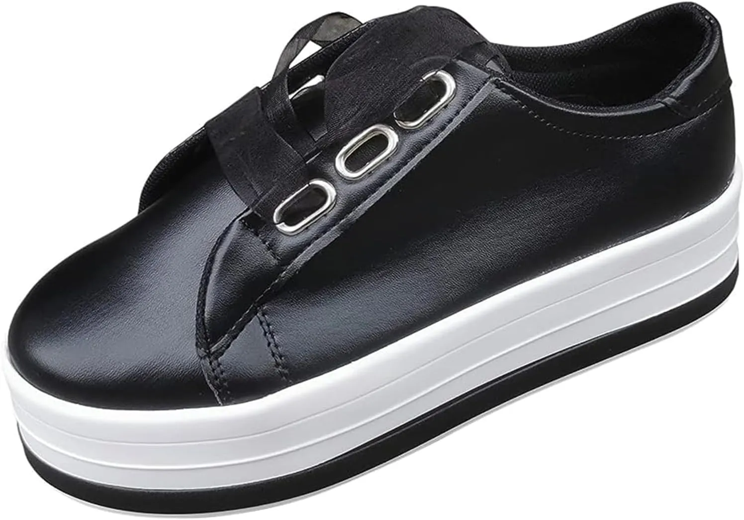 Lausiuoe Flats Shoes Women Comfortable Wedding Women's Canvas Shoes Low Cut Sneaker Casual Walking Shoes Classic Fall Fashion Lightweight Soft Comfort Breathable Slip On Flat Loafers