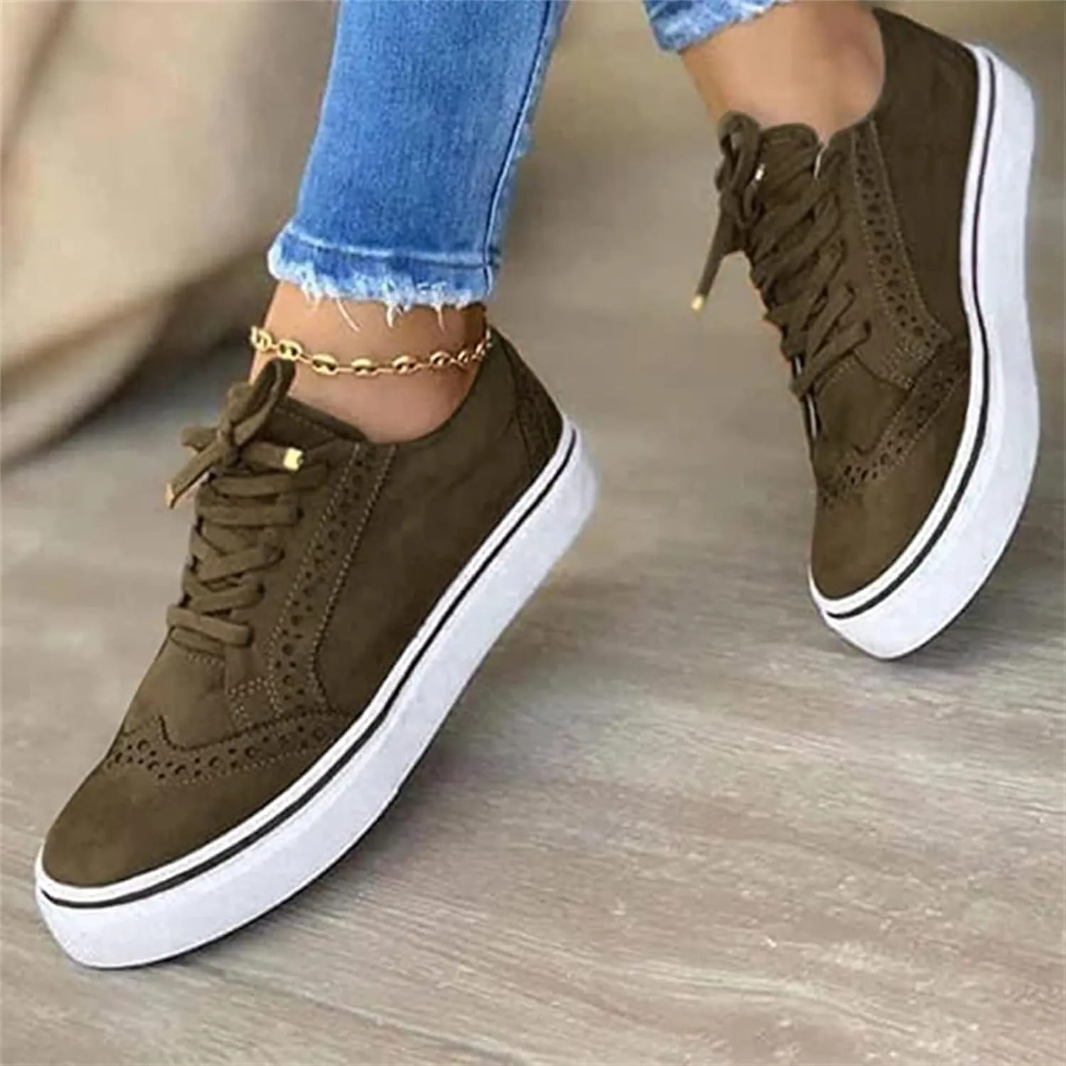 Lausiuoe Shoes For Women Dressy Comfortable Low Top Canvas Sneaker Classic Casual Fashion Slip On Soft Walking Flat Loafers