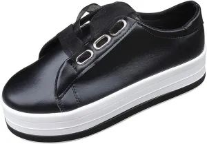 Lausiuoe Sneakers For Women Walking Shoes Comfortable Canvas Sneakers Low Top Fashion Casual Soft Non-Slip Flat Loafers